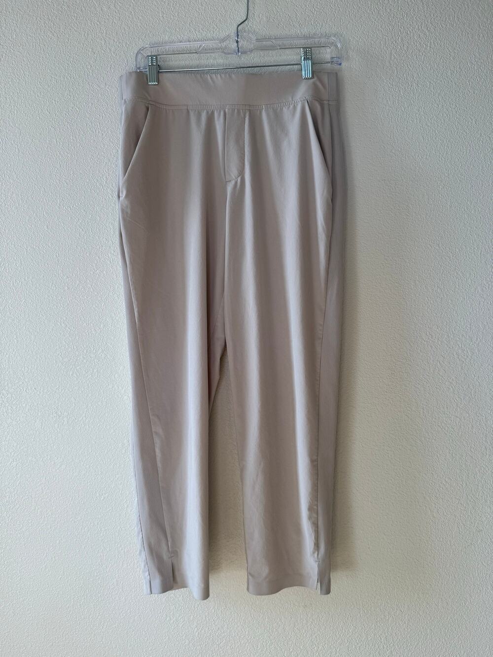 Athleta Brooklyn Mid Rise Ankle Pant Cream Women's 8P